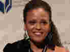 Jesmyn Ward, winner of the National Book Award for Fiction for her book Salvage the Bones, poses at the National Book Awards Wednesday night.