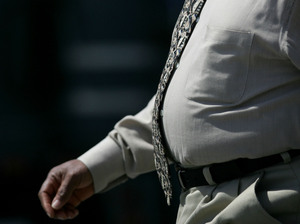 Overweight guys will have even more company in a few years. Overweight guys will have even more company in a few years.