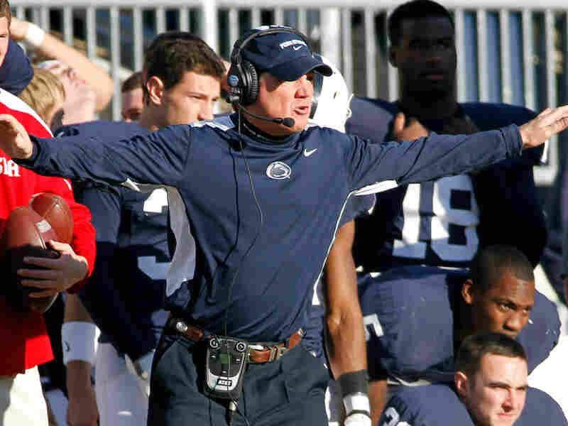 Interim Penn State football coach Tom Bradley, shown here at a Nov. 12 game against the Nebraska Cornhuskers, is now focused on Saturday's game against Ohio State. Interim Penn State football coach Tom Bradley, shown here at a Nov. 12 game against the Nebraska Cornhuskers, is now focused on Saturday's game against Ohio State.