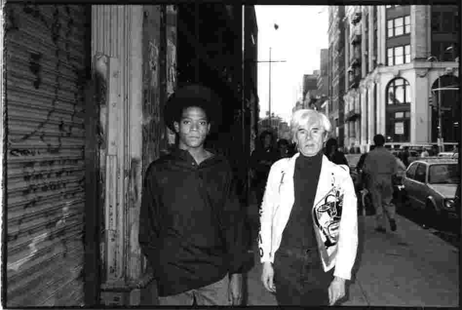 Jean-Michel Basquiat and Andy Warhol, Lower East Side, 1987