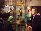 Anchorphibian: Kermit the Frog does the backstage-chat thing with Amy Adams and Jason Segel in The Muppets. Anchorphibian: Kermit the Frog does the backstage-chat thing with Amy Adams and Jason Segel in The Muppets.