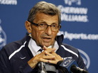 Former Penn State head football coach Joe Paterno in September. Former Penn State head football coach Joe Paterno in September.