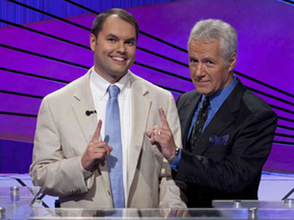 Roger Craig poses with Jeopardy! host Alex Trebek after winning $250,000 in last week's Tournament of Champions. Roger Craig poses with Jeopardy! host Alex Trebek after winning $250,000 in last week's Tournament of Champions.