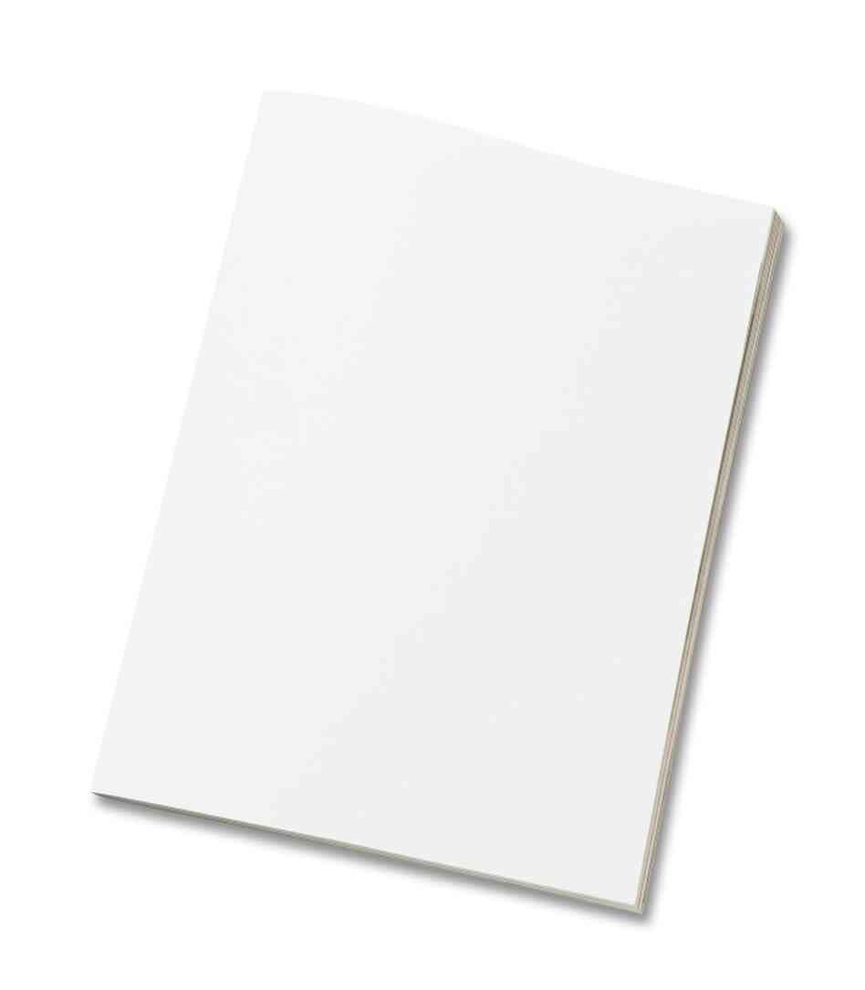 A blank magazine. A blank magazine.