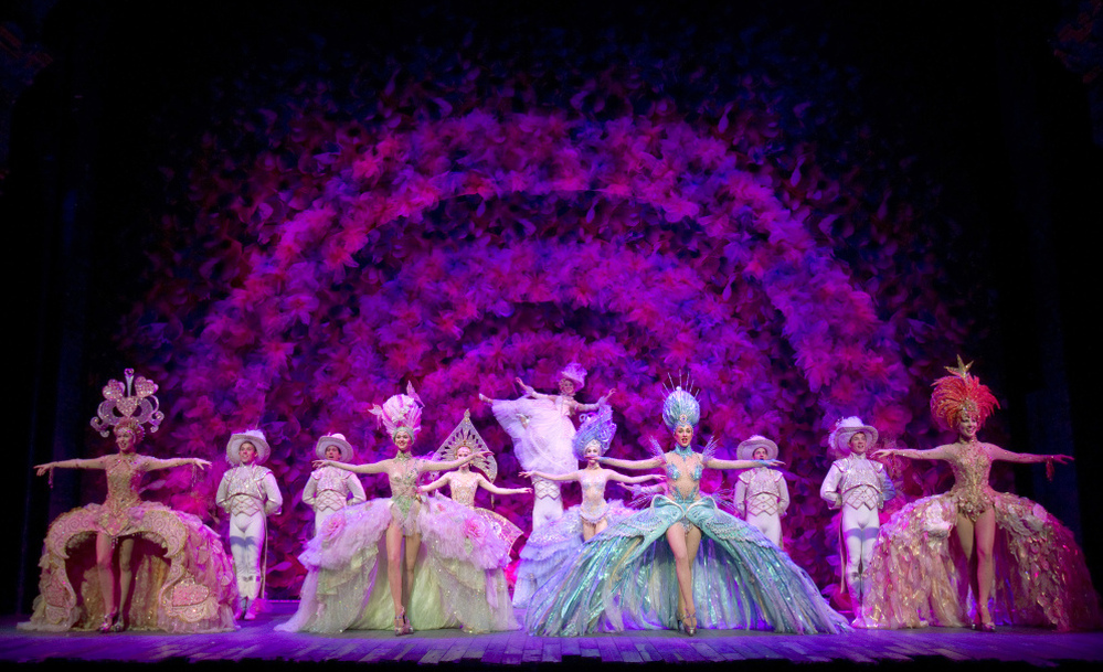 Where everybody lives to love: In Act 2 of Follies, what's been a relatively dark story explodes into a riot of color in what's known as the Loveland sequence — an homage to the spectacular Broadway follies staged between the World Wars.