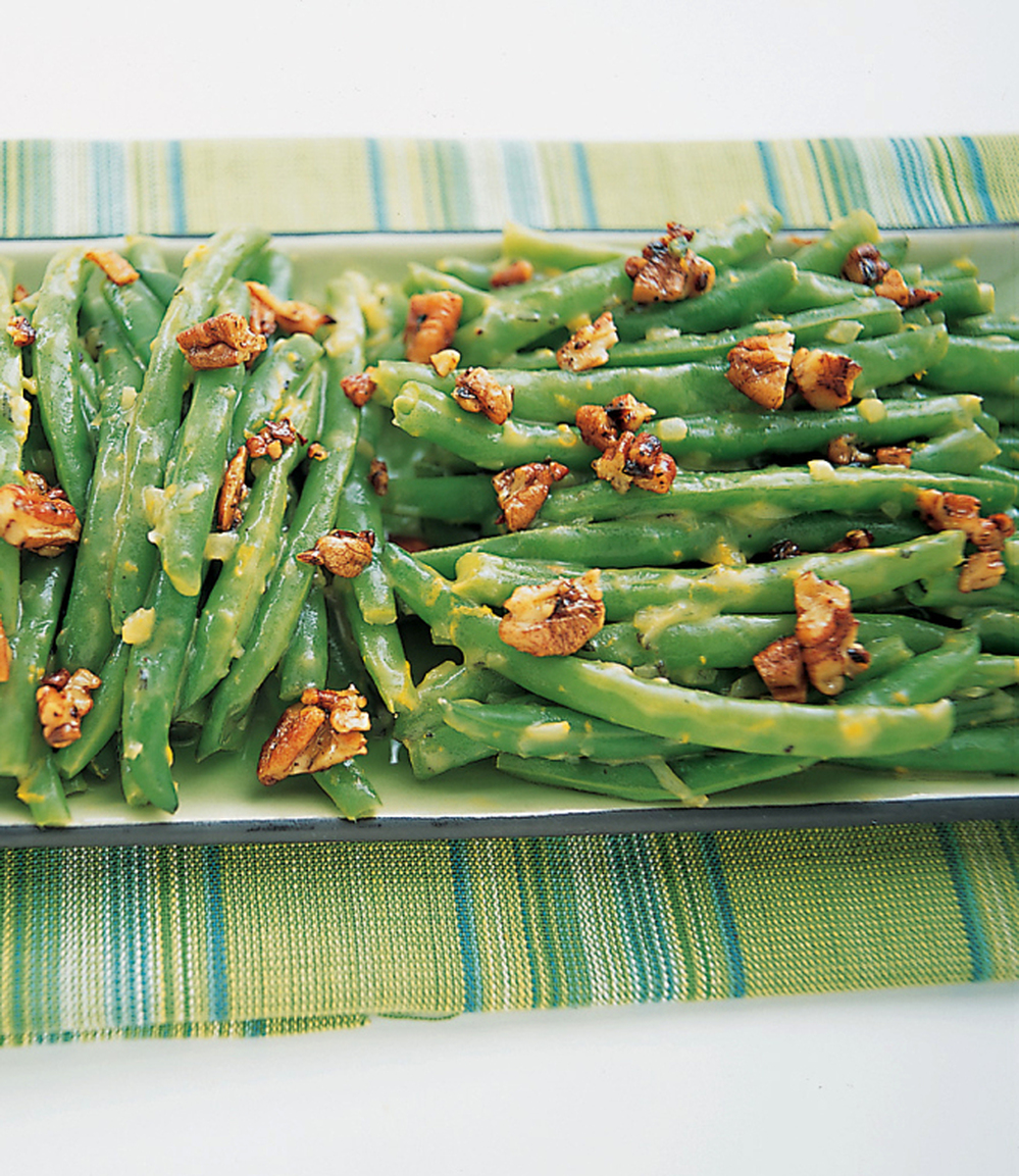 Green Beans With Sauteed Shallots And Vermouth