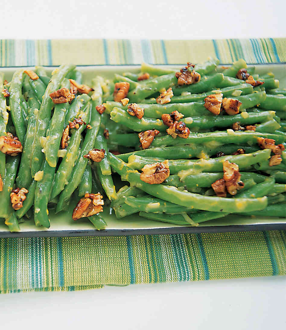 Green Beans With Sauteed Shallots And Vermouth