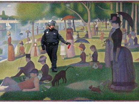 Spraying in the park ( Spraying in the park (
