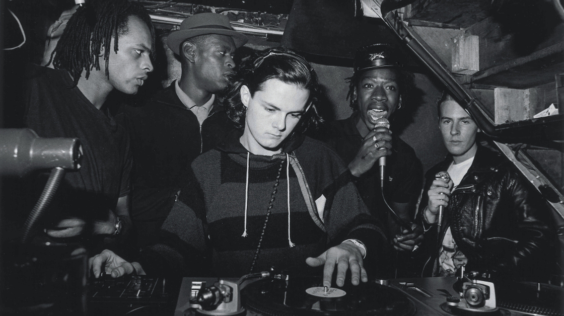 The Wild Bunch — soon-to-be Massive Attack — at the Dug Out Club in Bristol.