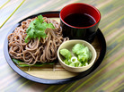 Violist Nicholas Cords likes his Japanese soba noodles on the quiet side. Violist Nicholas Cords likes his Japanese soba noodles on the quiet side.
