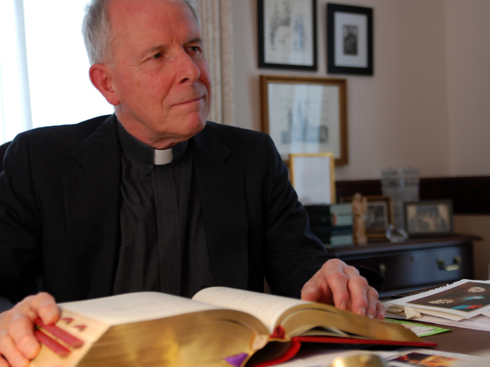 The Rev. Michael Ryan, the pastor of St. James Cathedral in Seattle, has reservations about the newly revamped English-language Catholic Mass. 