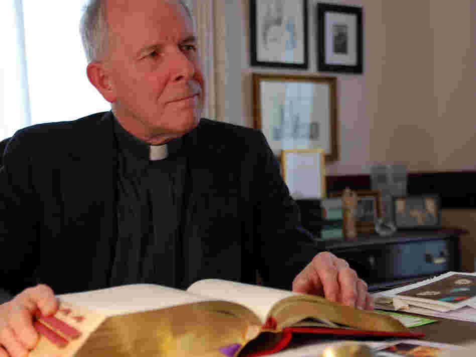 The Rev. Michael Ryan, the pastor of St. James Cathedral in Seattle, has reservations about the newly revamped English-language Catholic Mass. 