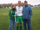 High school senior Jared Lyons (center), shown here with his parents, Kim and Bob, worries how he'll afford to achieve his dream of becoming a doctor. The economy, he says, "can't get any worse than it is now." High school senior Jared Lyons (center), shown here with his parents, Kim and Bob, worries how he'll afford to achieve his dream of becoming a doctor. The economy, he says, "can't get any worse than it is now."