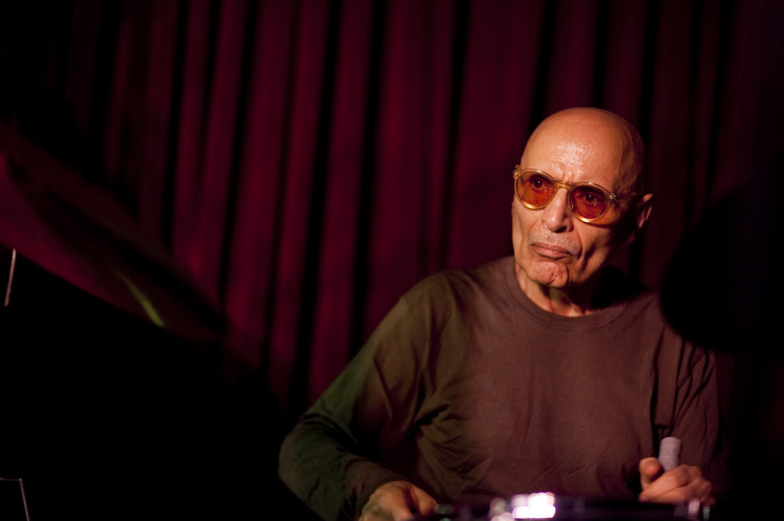 Paul Motian, performing live at the Village Vanguard.