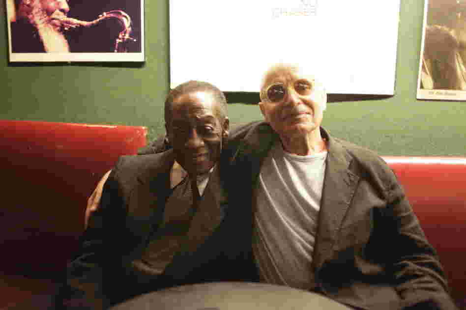 Billy Kaye and Paul Motian, at the Village Vanguard.
