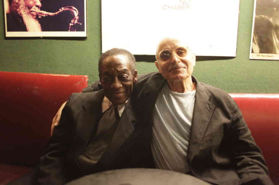 Billy Kaye and Paul Motian, at the Village Vanguard. Billy Kaye and Paul Motian, at the Village Vanguard.