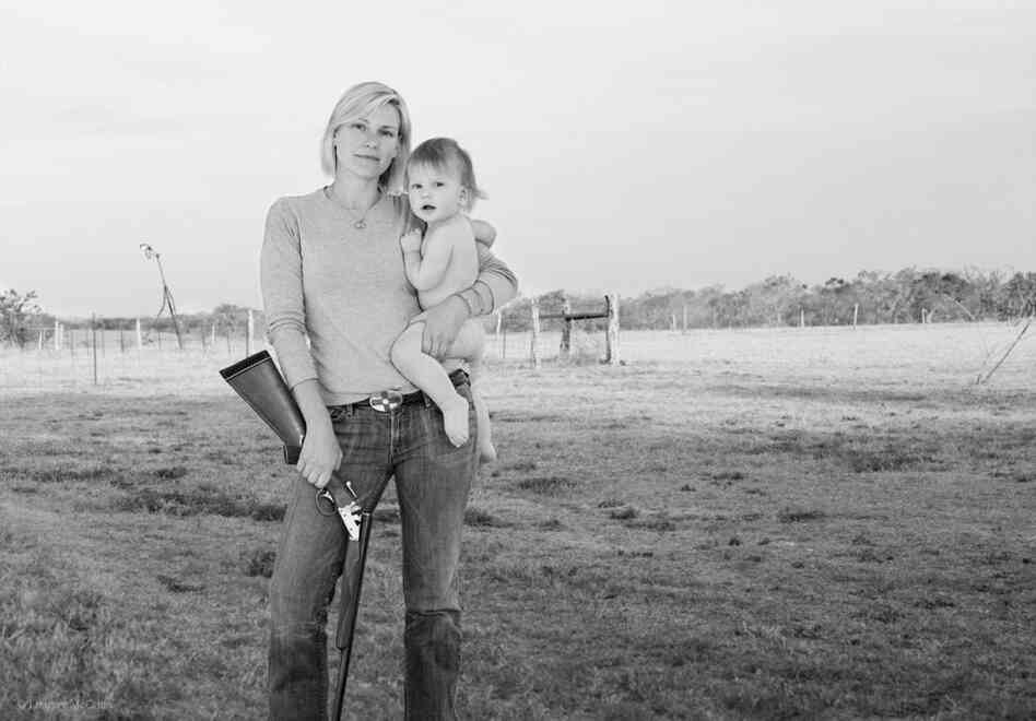 Photographer Lindsay McCrum's new book includes images of women who feel that hunting is a way to bring people and family together. Among those women is Alexandra, who poses for McCrum with her son, Truett, and her Ithaca 20-gauge side-by-side shotgun. Photographer Lindsay McCrum's new book includes images of women who feel that hunting is a way to bring people and family together. Among those women is Alexandra, who poses for McCrum with her son, Truett, and her Ithaca 20-gauge side-by-side shotgun.