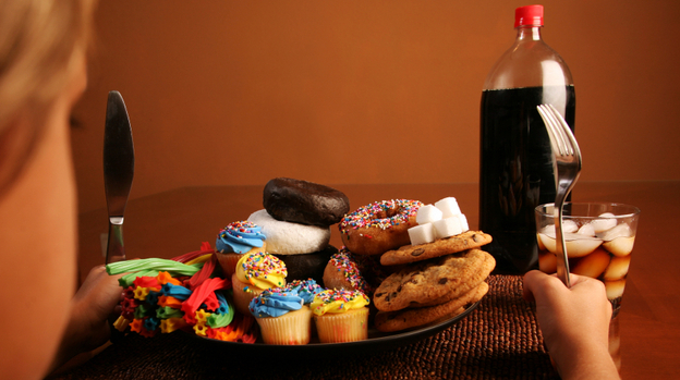 In the Packard Pediatric Weight Control Program, kids learn that some foods, like cookies, cupcakes and soda, are "red lights" and shouldn't be eaten frequently.