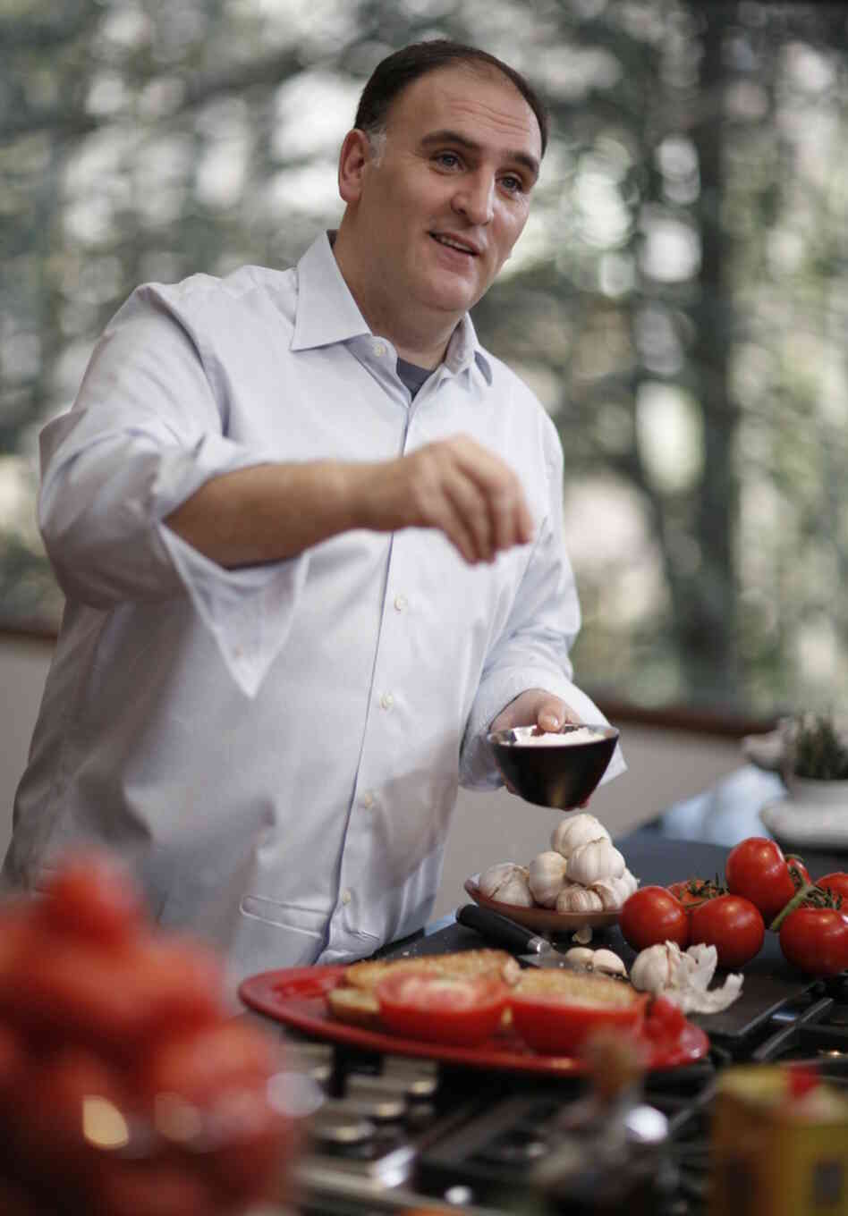Chef José Andrés serves up American food with historic roots at his new restaurant. Chef José Andrés serves up American food with historic roots at his new restaurant.