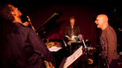The Mark Turner quartet at the Village Vanguard, May 2011. L-R: Turner, David Virelles, Ben Street, Paul Motian. The Mark Turner quartet at the Village Vanguard, May 2011. L-R: Turner, David Virelles, Ben Street, Paul Motian.