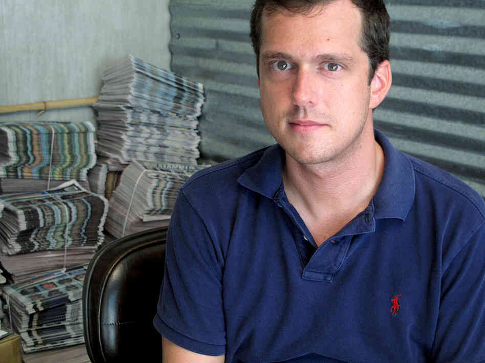 Daniel Schroeder, publisher of The Slammer, admits it's a sense of voyeurism that sells the papers, but he says they also help law enforcement. Daniel Schroeder, publisher of The Slammer, admits it's a sense of voyeurism that sells the papers, but he says they also help law enforcement.