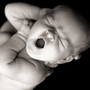 A yawning newborn.