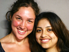 Meliza Arellano (right) is now an 11th grader at Democracy Prep in New York City. Her seventh-grade teacher, Sarah Benko, inspired her to want to become a teacher. Meliza Arellano (right) is now an 11th grader at Democracy Prep in New York City. Her seventh-grade teacher, Sarah Benko, inspired her to want to become a teacher.