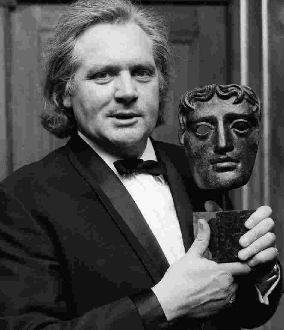 Ken Russell (1927-2011) accepts a BAFTA in 1969 for creative contribution to television.