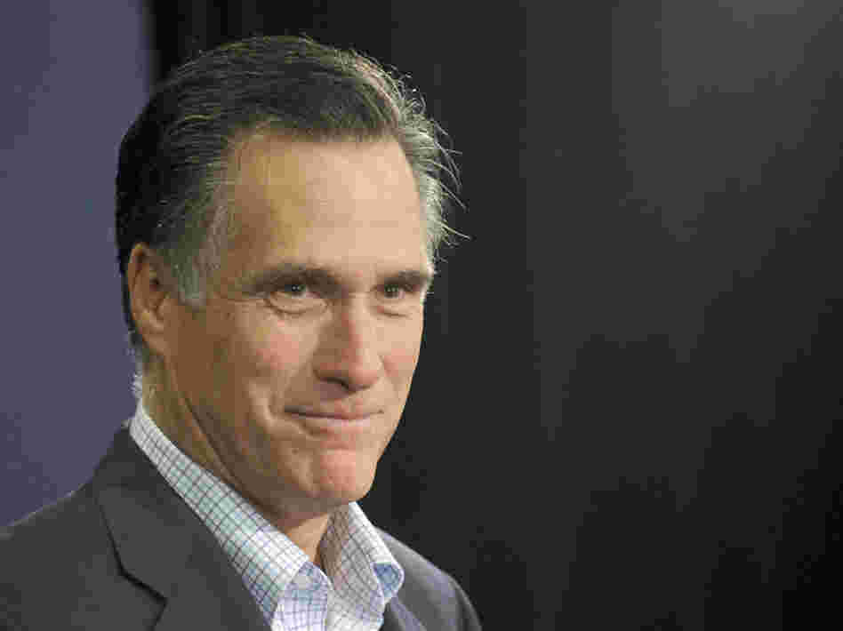 Republican presidential candidate Mitt Romney speaks to a group of workers at Nationwide Insurance Co., last week in Des Moines, Iowa. 
