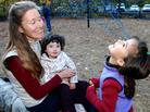 Michele Pereira, who questions the schedule of mandatory vaccines, sat with her daughters, Evangeline, 6, right, and Genevieve, 2, at a park in Ashland, Ore., earlier this month. Michele Pereira, who questions the schedule of mandatory vaccines, sat with her daughters, Evangeline, 6, right, and Genevieve, 2, at a park in Ashland, Ore., earlier this month.