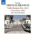 Cover for Branco Violin Sonatas. Cover for Branco Violin Sonatas.