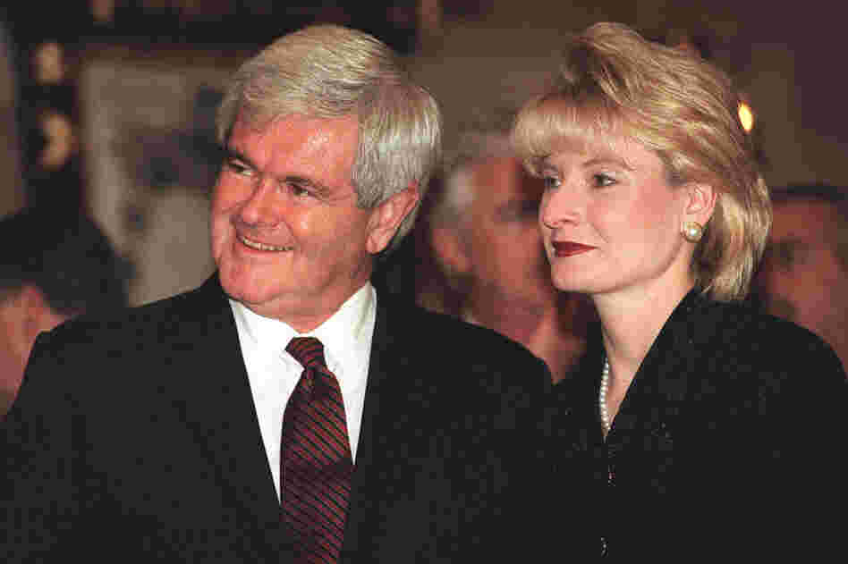 Former House Speaker Newt Gingrich acknowledged an affair with Callista Bisek in the 1990s. She later became his third wife. 