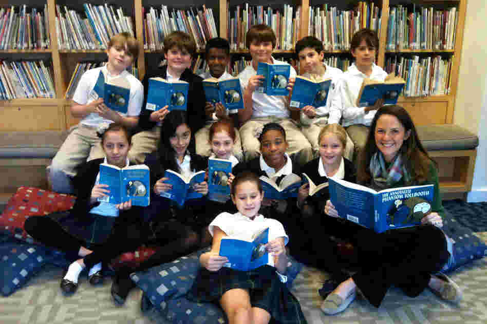 Megan Monaghan's fifth grade class at St. Hilda's & St.Hugh's elementary school in New York City is loving The Phantom Tollbooth.