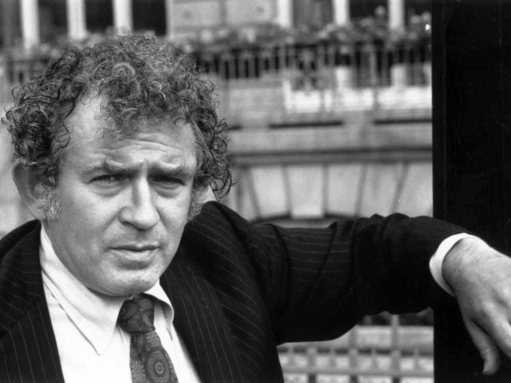 American novelist and journalist Norman Mailer poses for a photo on Oct. 1, 1970. 