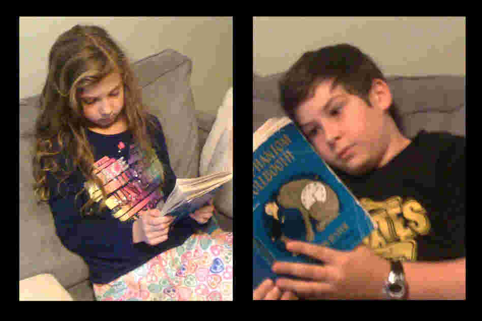 Sally Rogal, 9, and Max Rogal, 10, live in Potomac, Md. Sally's favorite character is the Spelling Bee and Max's is the Whether Man. Their little brother Eliot, 5, is also reading the book; he has just arrived in Dictionopolis.