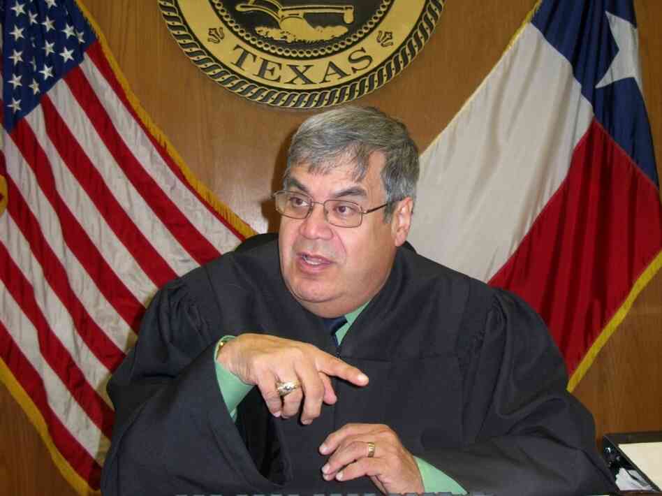 In a Houston municipal court, Judge David Fraga presides over hundreds of cases a day involving students "ticketed" by school police for things like truancy or using profanity at school.