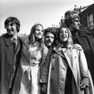 The Mamas and the Papas in England, 1967. The Mamas and the Papas in England, 1967.