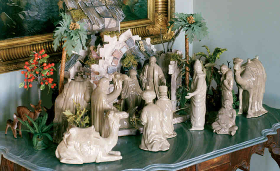 Stewart made this nativity scene during her 2004 incarceration at Alderson Federal Prison Camp in West Virginia.