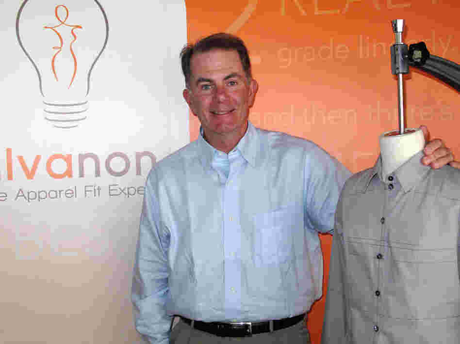 Ed Gribbin, head of Alvanon, says spandex is a "democratic" fiber because it morphs to the body as opposed to limiting it. 