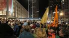 Occupy Wall Street protesters at Lincoln Center being addressed by composer Philip Glass December 1, 2011. Occupy Wall Street protesters at Lincoln Center being addressed by composer Philip Glass December 1, 2011.