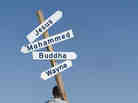 Book cover detail: Man Seeks God