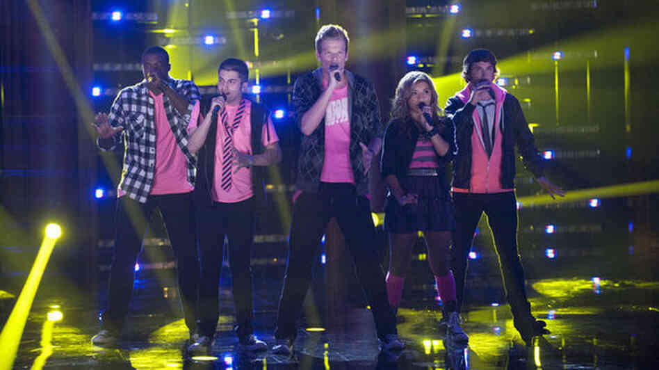 Pentatonix performs on The Sing-Off.
