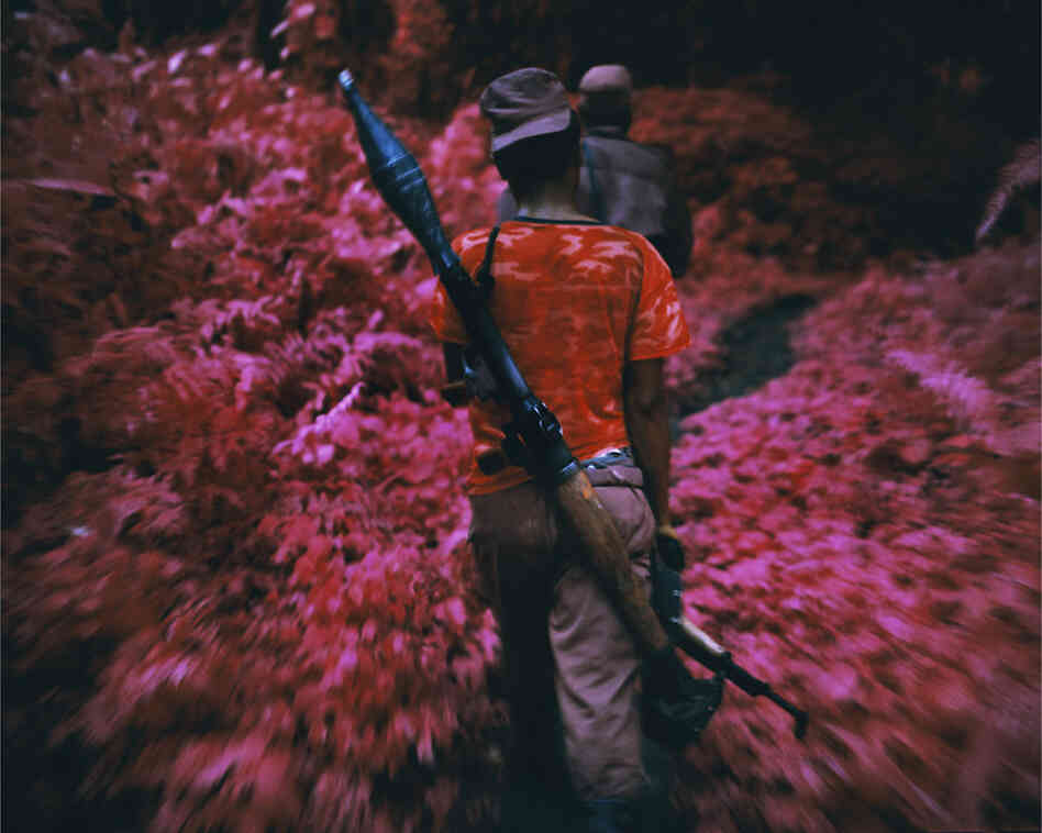 Ruby Tuesday, 2011A rebel walks through the jungle in North Kivu, in eastern Congo.