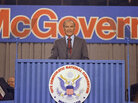Former Sen. George McGovern (D-S.C.) accepts the Democratic nomination for president at the 1972 Democratic National Convention in Miami Beach, Fla. Former Sen. George McGovern (D-S.C.) accepts the Democratic nomination for president at the 1972 Democratic National Convention in Miami Beach, Fla.