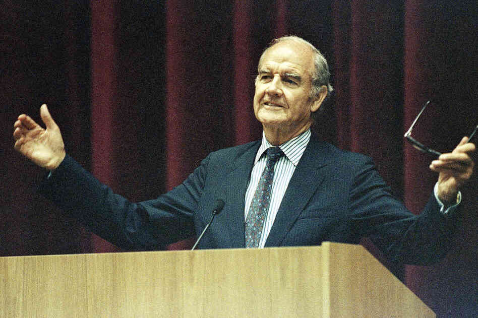McGovern, who lost his Senate seat in 1980, teaches American foreign policy at Cornell in 1990.