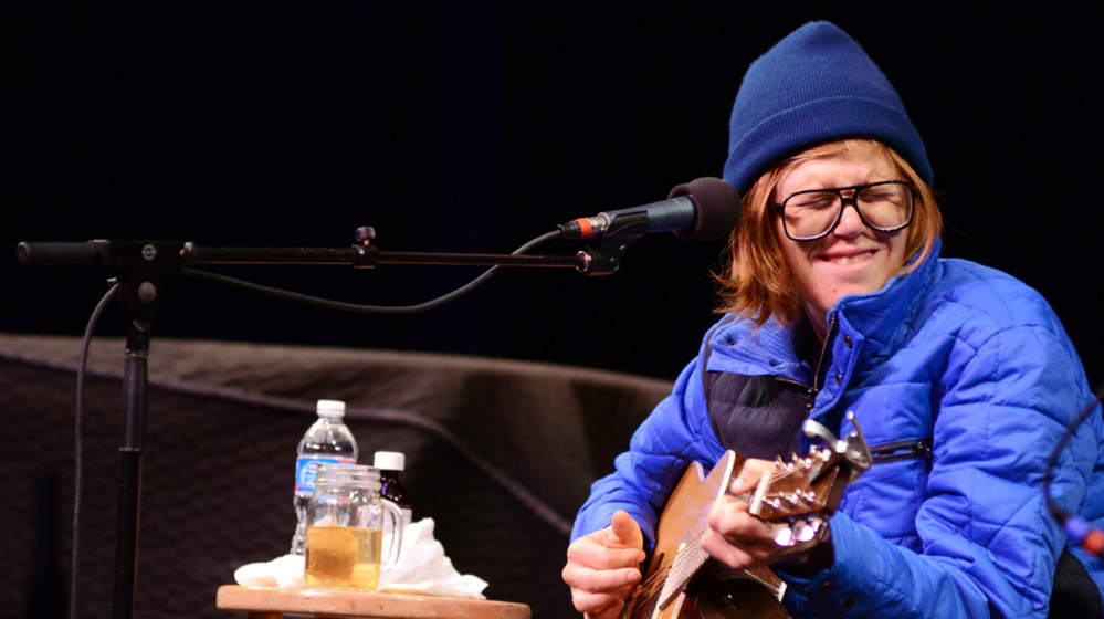 Brett Dennen performs on Mountain Stage.