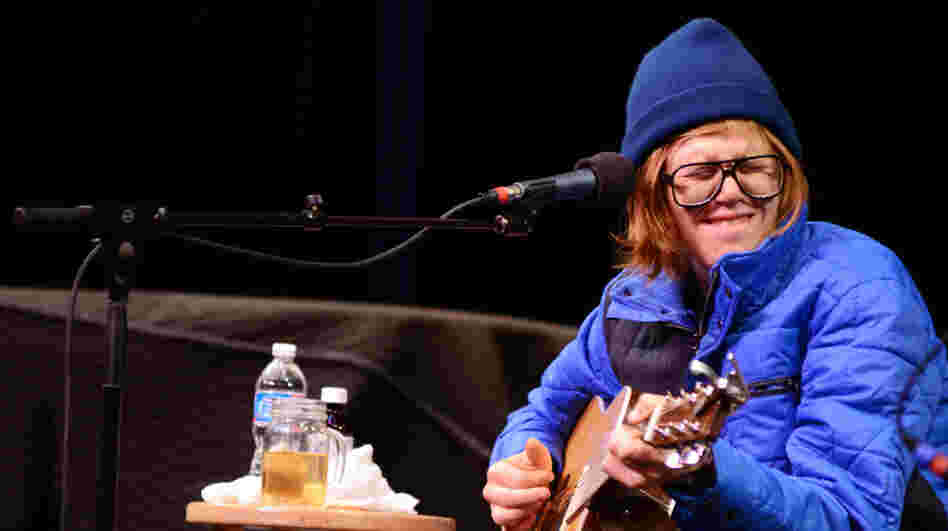 Brett Dennen performs on Mountain Stage.