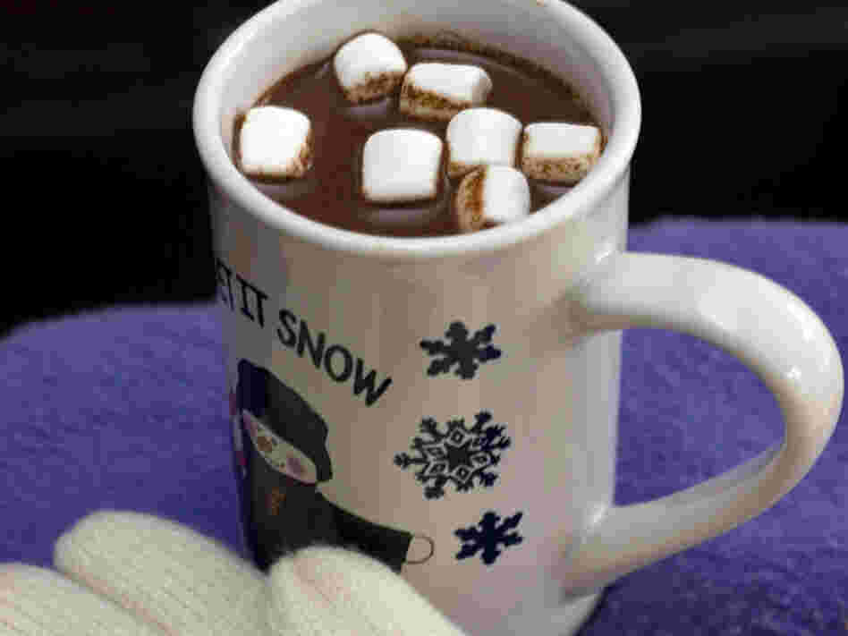 George Washington would approve of hot chocolate on a cold winter's day.