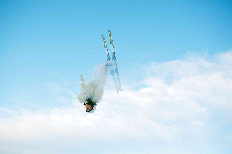 Emily Cook, 2010 Olympic freestyle skier (aerials), From "Up!," published Feb. 7, 2010. Ryan McGinley, courtesy the artist/Team Gallery, New York Emily Cook, 2010 Olympic freestyle skier (aerials), From "Up!," published Feb. 7, 2010. Ryan McGinley, courtesy the artist/Team Gallery, New York