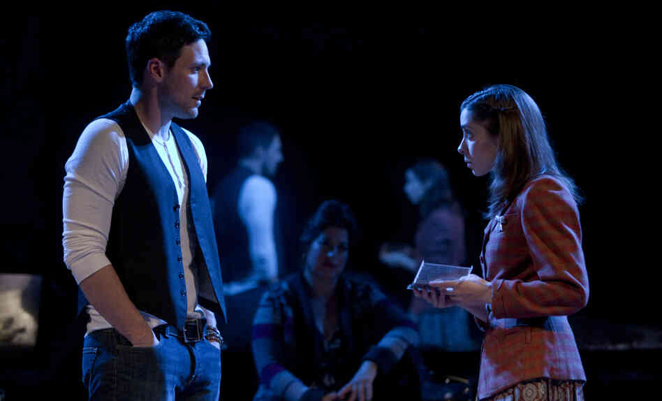In Once, based on the cult-favorite Irish indie movie, a guy (Steve Kazee) and a girl (Cristin Milioti) fall in love during a whirlwind week of songwriting in Dublin. 